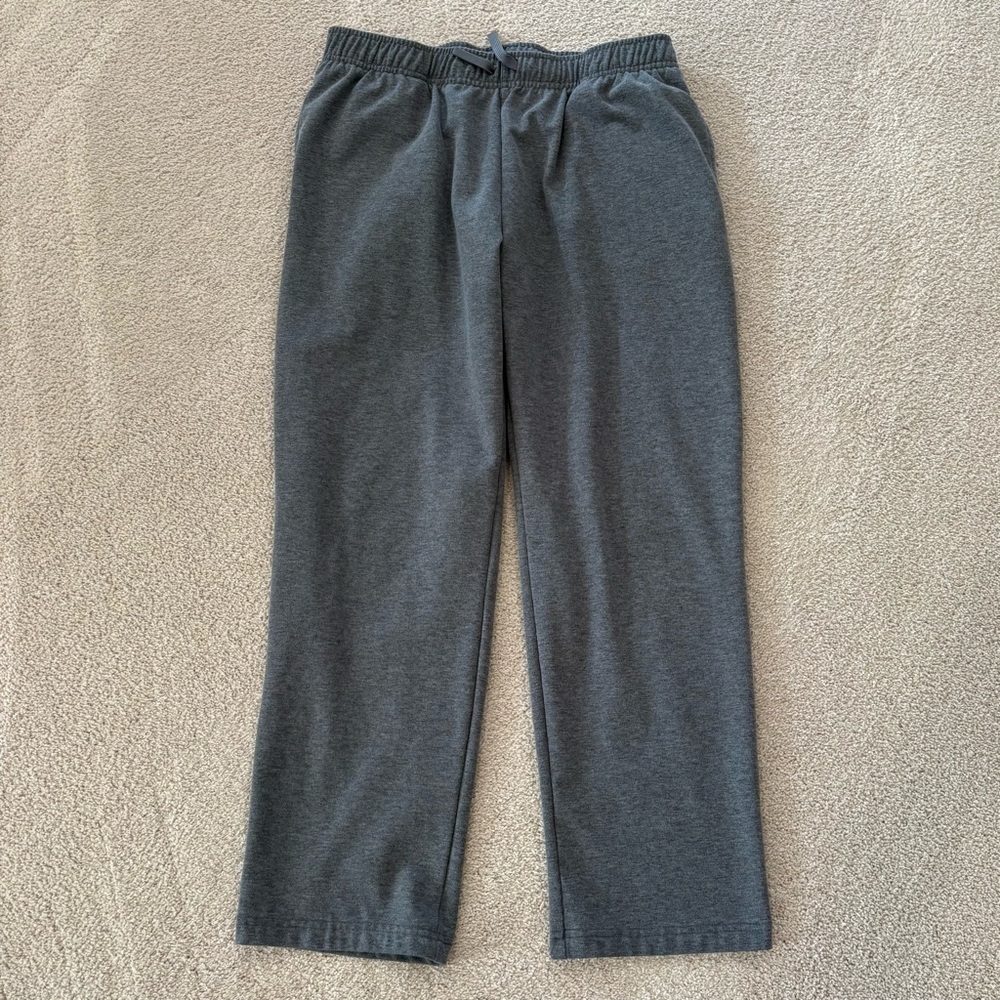 Tek Gear Gray Casual Activewear Sweat Pants Boys Size L HUSKY Pockets